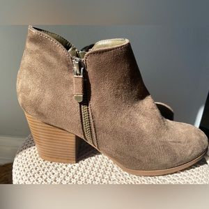 Style & Co suede booties